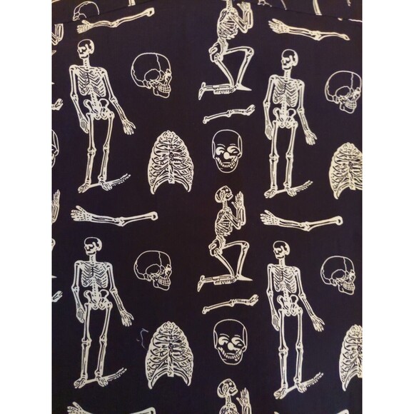 RUGBY University Halloween Button Up Casual 100% Cotton Short Sleeve Shirt NWT L - Picture 5 of 5